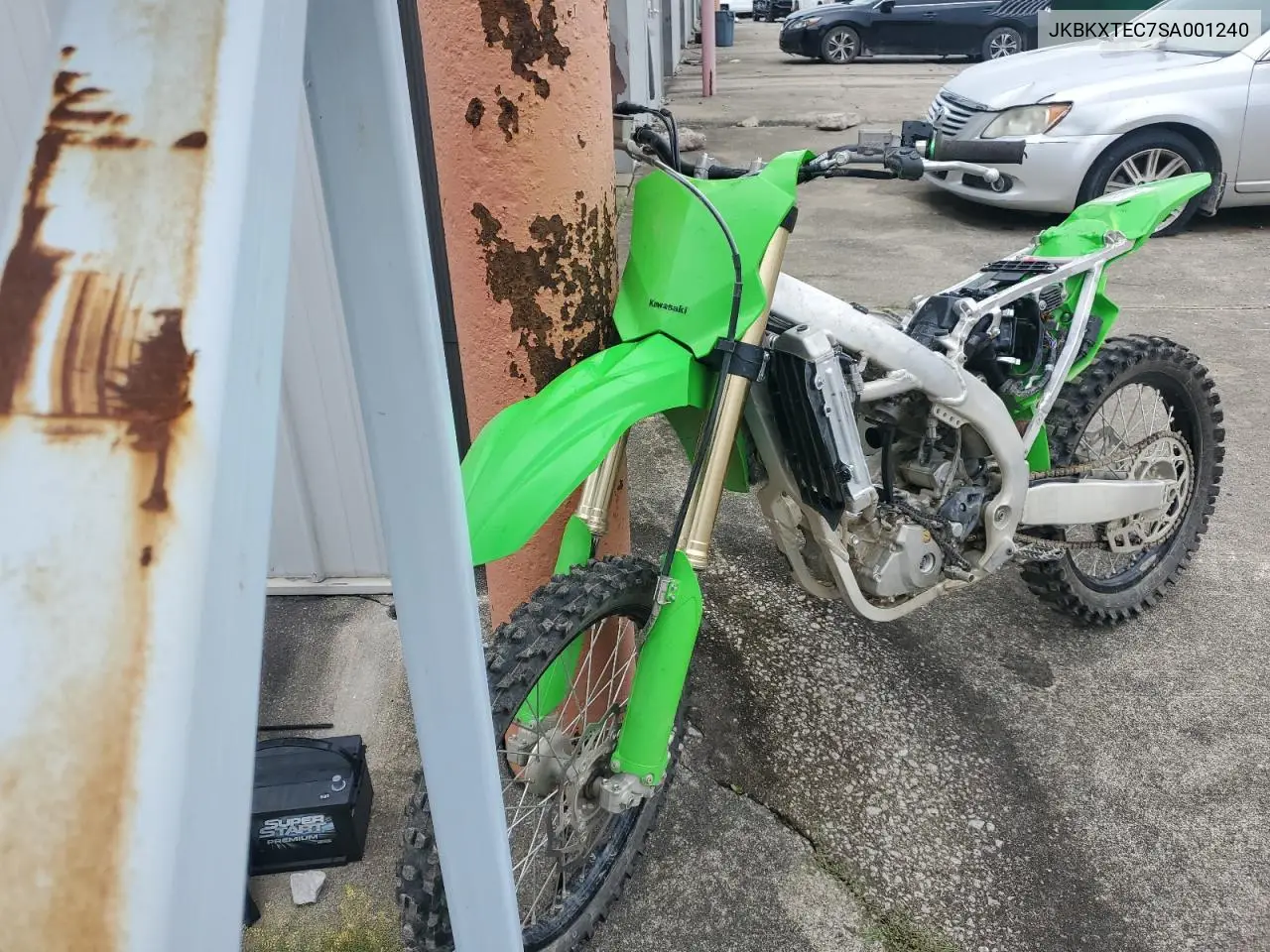 2025 Kawasaki Kx252 C VIN: JKBKXTEC7SA001240 Lot: 61397065