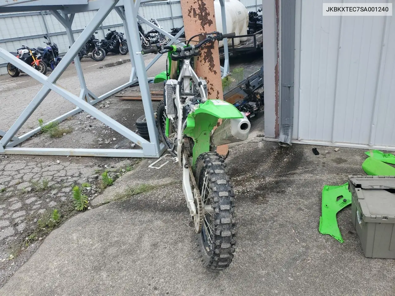 2025 Kawasaki Kx252 C VIN: JKBKXTEC7SA001240 Lot: 61397065