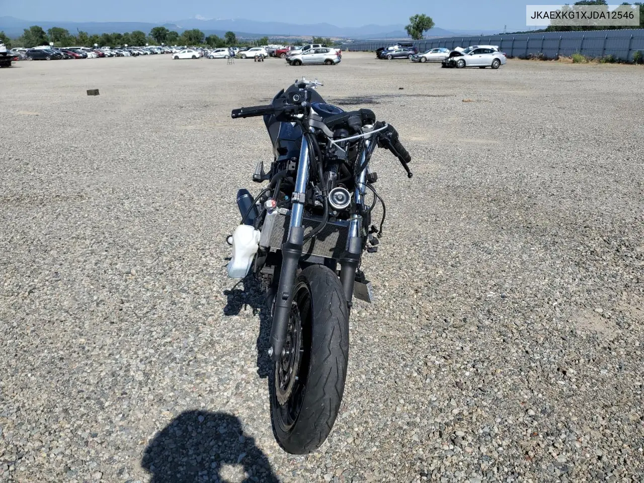 2018 Kawasaki Ex400 VIN: JKAEXKG1XJDA12546 Lot: 58022175