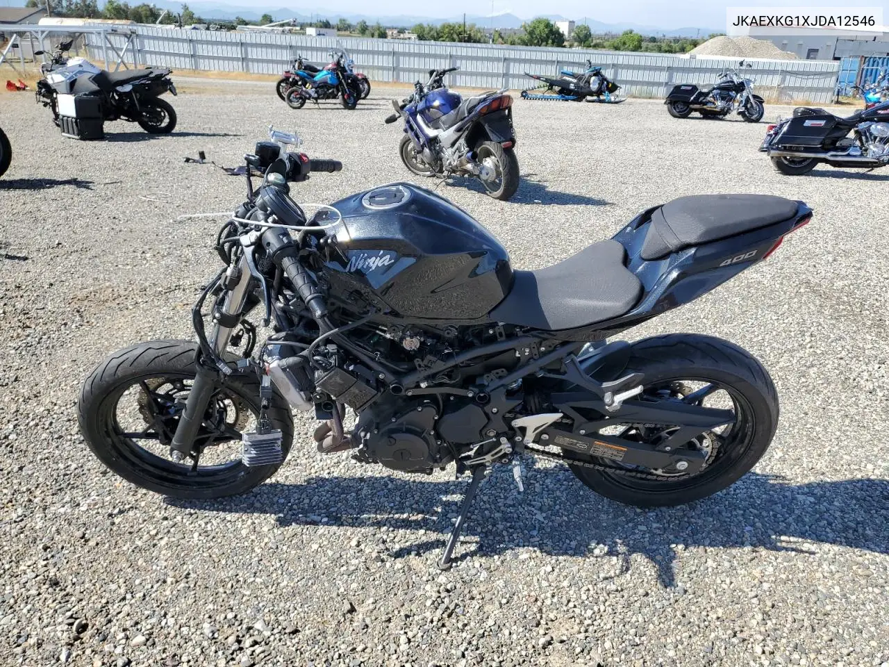 2018 Kawasaki Ex400 VIN: JKAEXKG1XJDA12546 Lot: 58022175