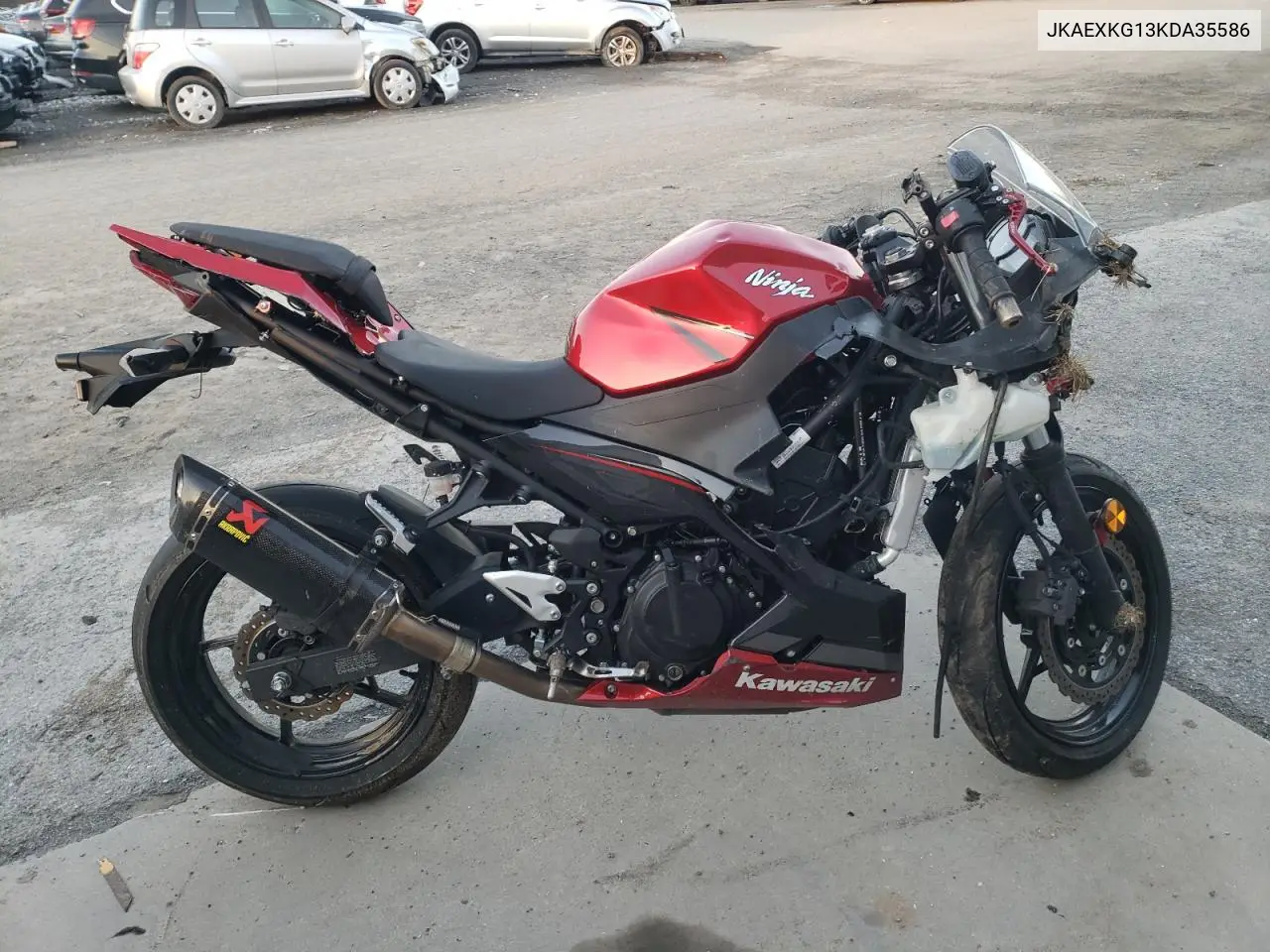 2019 Kawasaki Ex400 VIN: JKAEXKG13KDA35586 Lot: 49407315