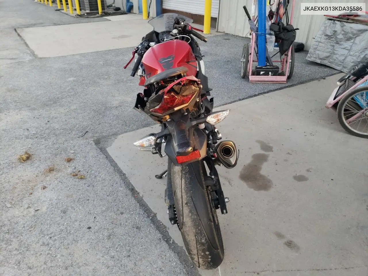 2019 Kawasaki Ex400 VIN: JKAEXKG13KDA35586 Lot: 49407315