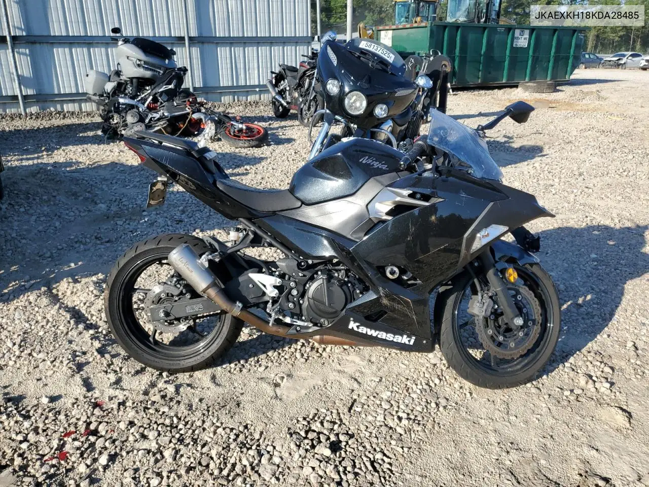 2019 Kawasaki Ex400 VIN: JKAEXKH18KDA28485 Lot: 58227175