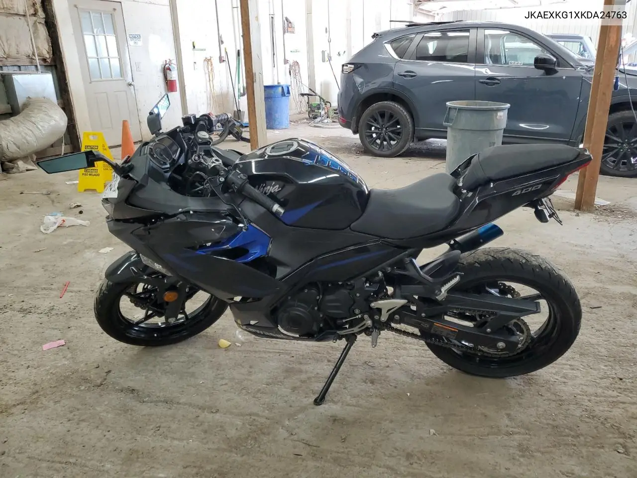 2019 Kawasaki Ex400 VIN: JKAEXKG1XKDA24763 Lot: 65938045