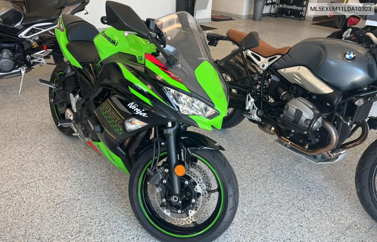 2020 Kawasaki Ex650 M VIN: ML5EXEM11LDA10323 Lot: 59740655
