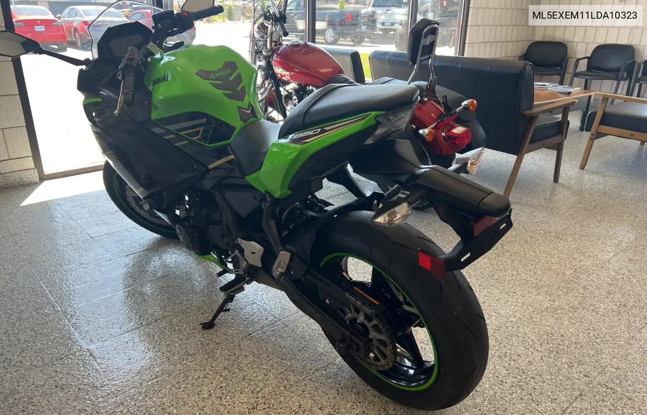 2020 Kawasaki Ex650 M VIN: ML5EXEM11LDA10323 Lot: 59740655