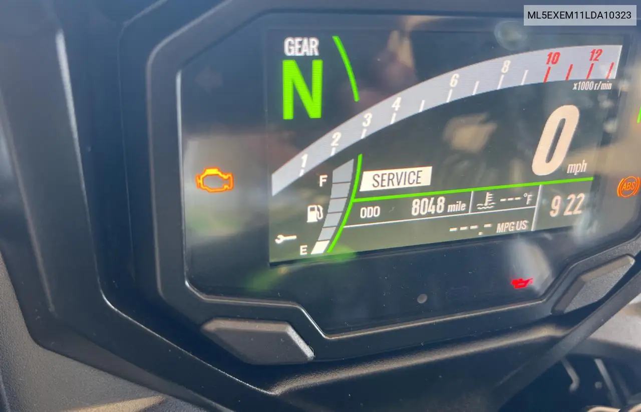 2020 Kawasaki Ex650 M VIN: ML5EXEM11LDA10323 Lot: 59740655