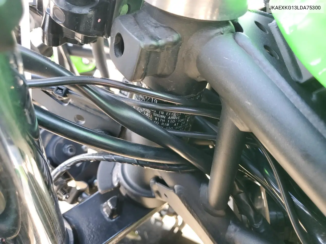 2020 Kawasaki Ex400 VIN: JKAEXKG13LDA75300 Lot: 66151035