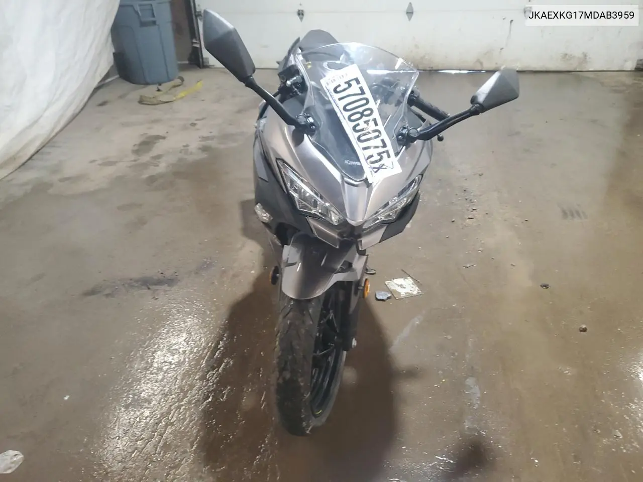 2021 Kawasaki Ex400 VIN: JKAEXKG17MDAB3959 Lot: 57085075