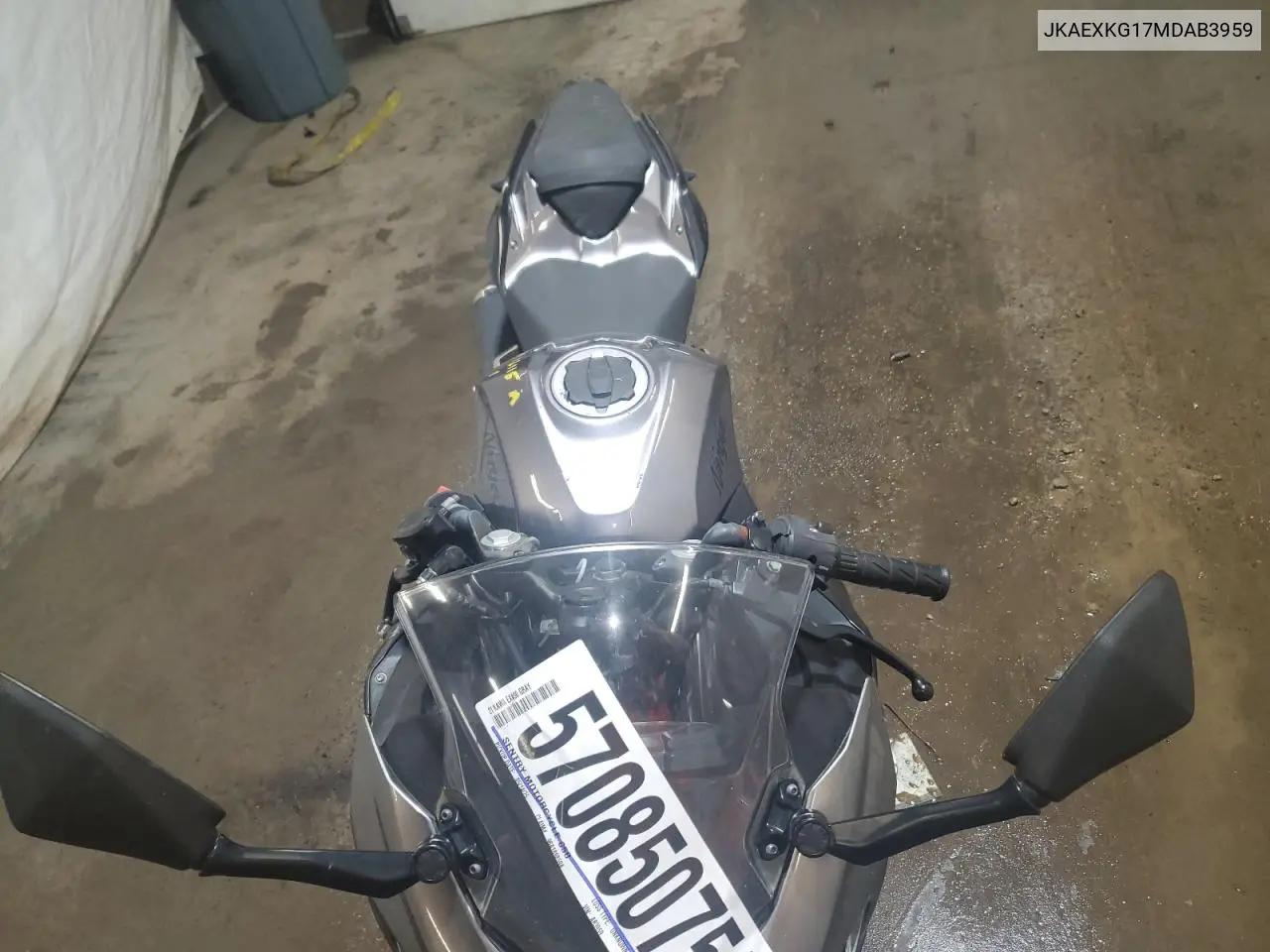 2021 Kawasaki Ex400 VIN: JKAEXKG17MDAB3959 Lot: 57085075
