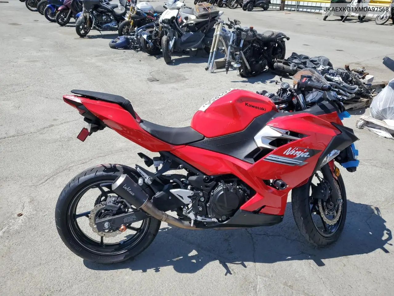 2021 Kawasaki Ex400 VIN: JKAEXKG1XMDA97568 Lot: 65593855
