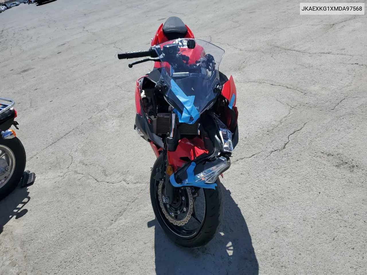 2021 Kawasaki Ex400 VIN: JKAEXKG1XMDA97568 Lot: 65593855