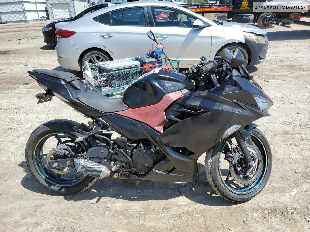 2021 Kawasaki Ex400 VIN: JKAEXKG11MDAD1857 Lot: 65922985