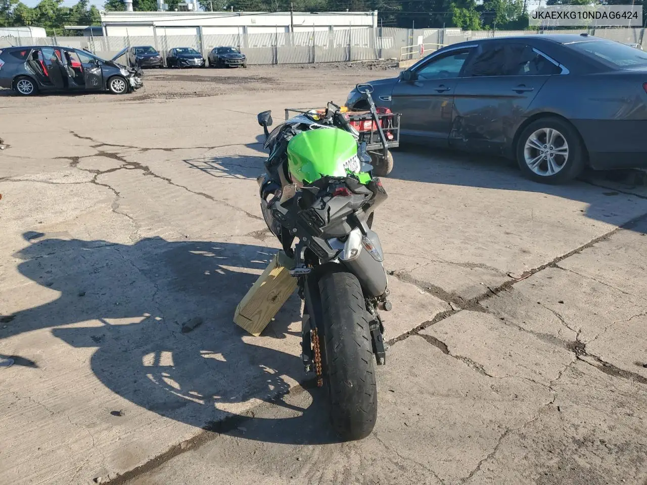 2022 Kawasaki Ex400 VIN: JKAEXKG10NDAG6424 Lot: 63203525