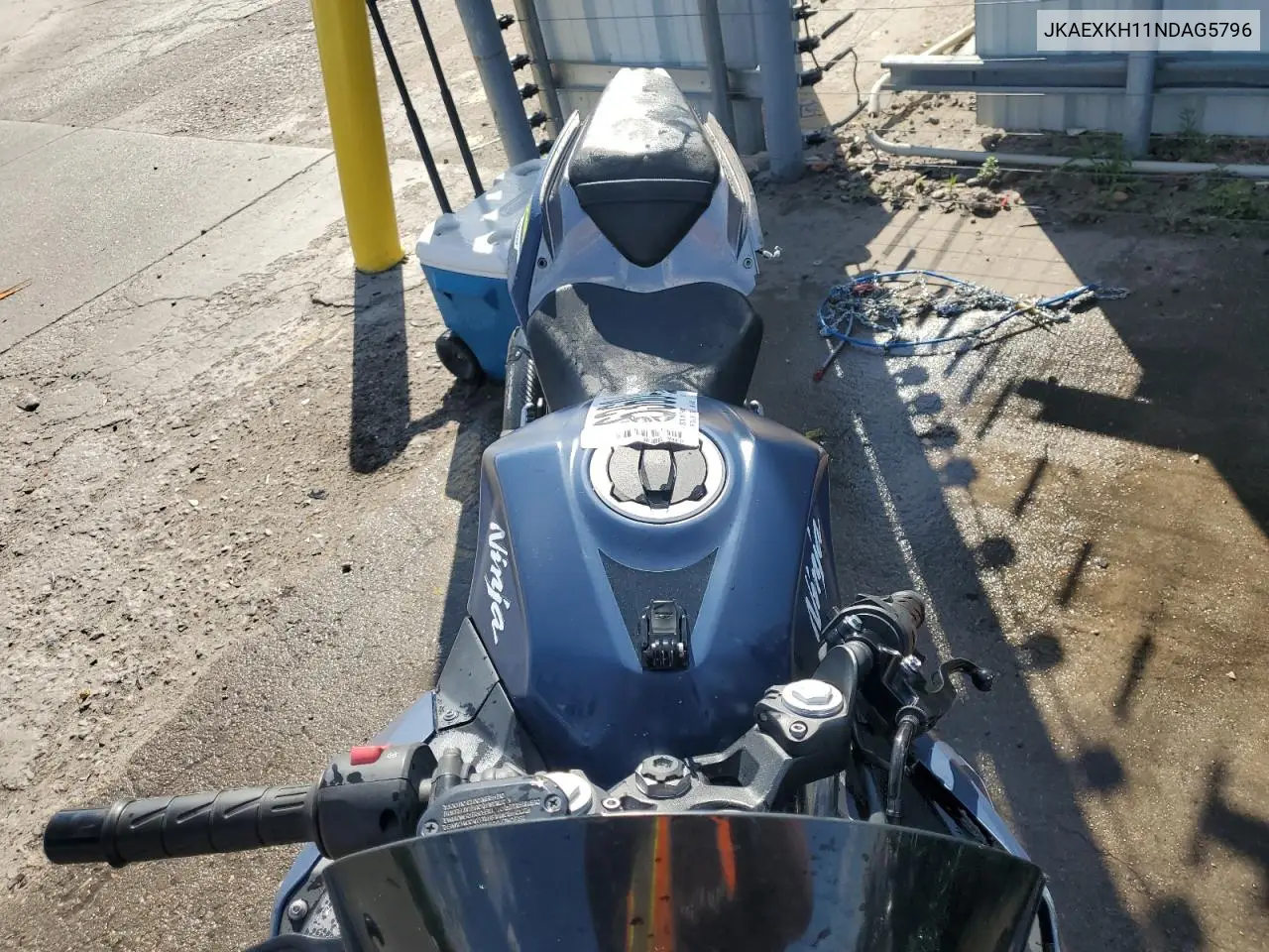 2022 Kawasaki Ex400 VIN: JKAEXKH11NDAG5796 Lot: 63604125