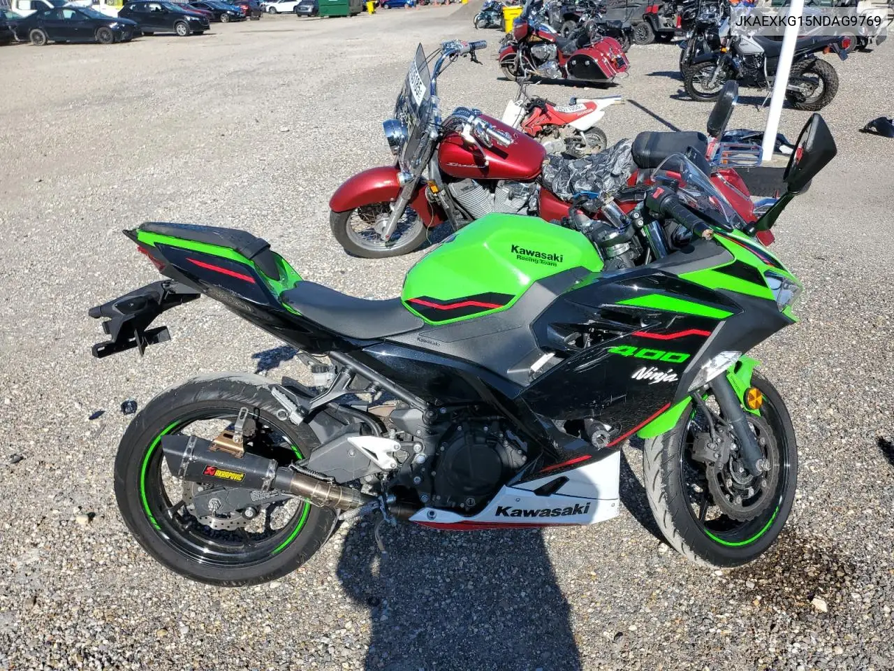 2022 Kawasaki Ex400 VIN: JKAEXKG15NDAG9769 Lot: 65050075
