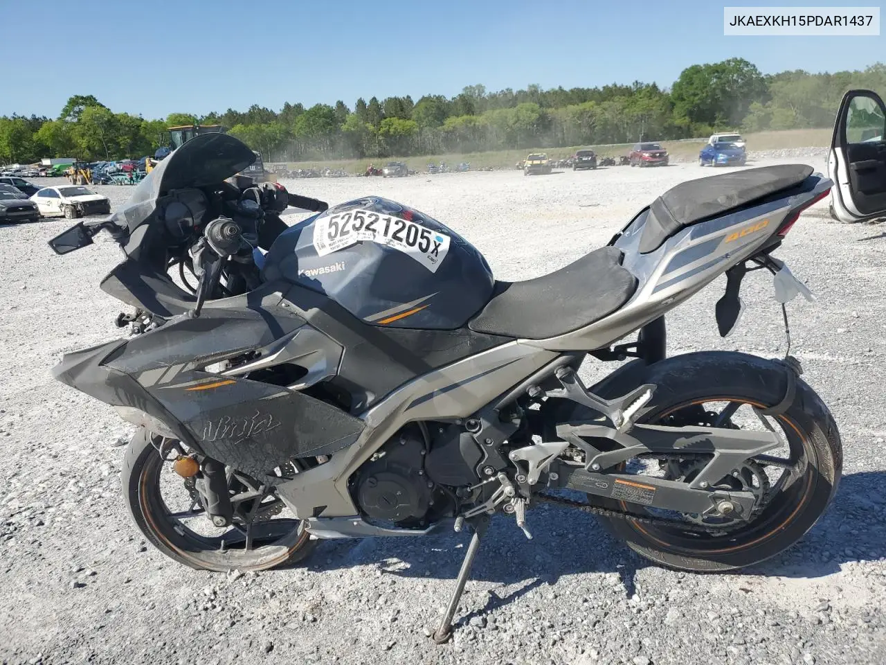 2023 Kawasaki Ex400 VIN: JKAEXKH15PDAR1437 Lot: 52521205