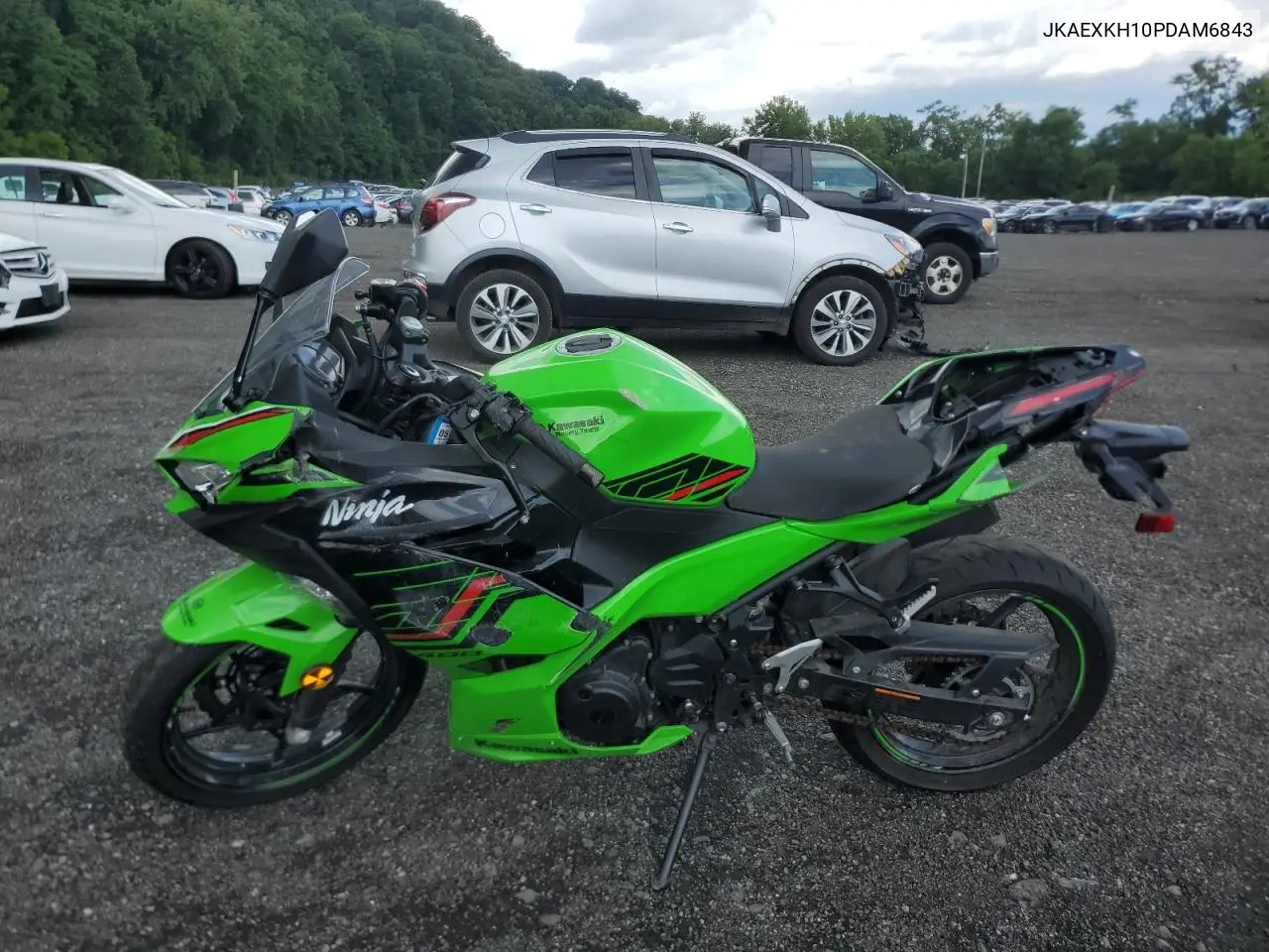 2023 Kawasaki Ex400 VIN: JKAEXKH10PDAM6843 Lot: 64038415