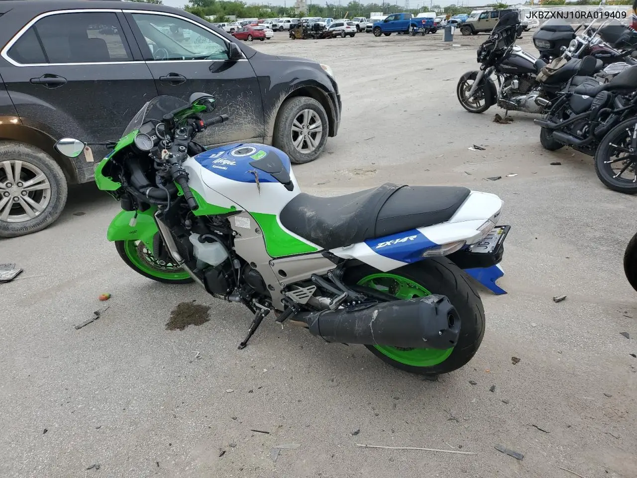 2024 Kawasaki Zx1400 J VIN: JKBZXNJ10RA019409 Lot: 54540815