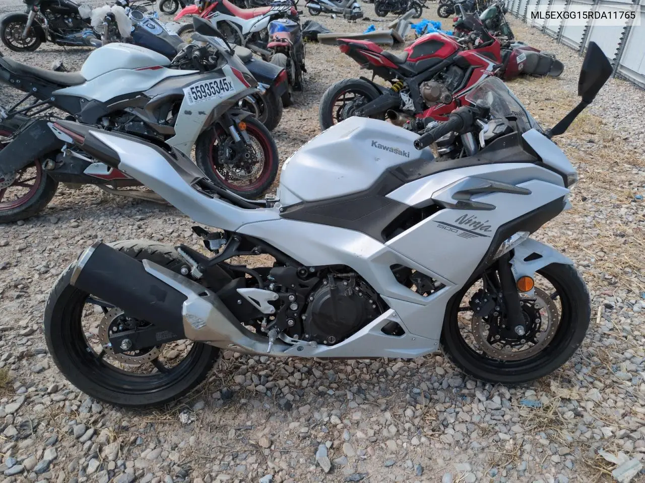 2024 Kawasaki Ex500 VIN: ML5EXGG15RDA11765 Lot: 64852675