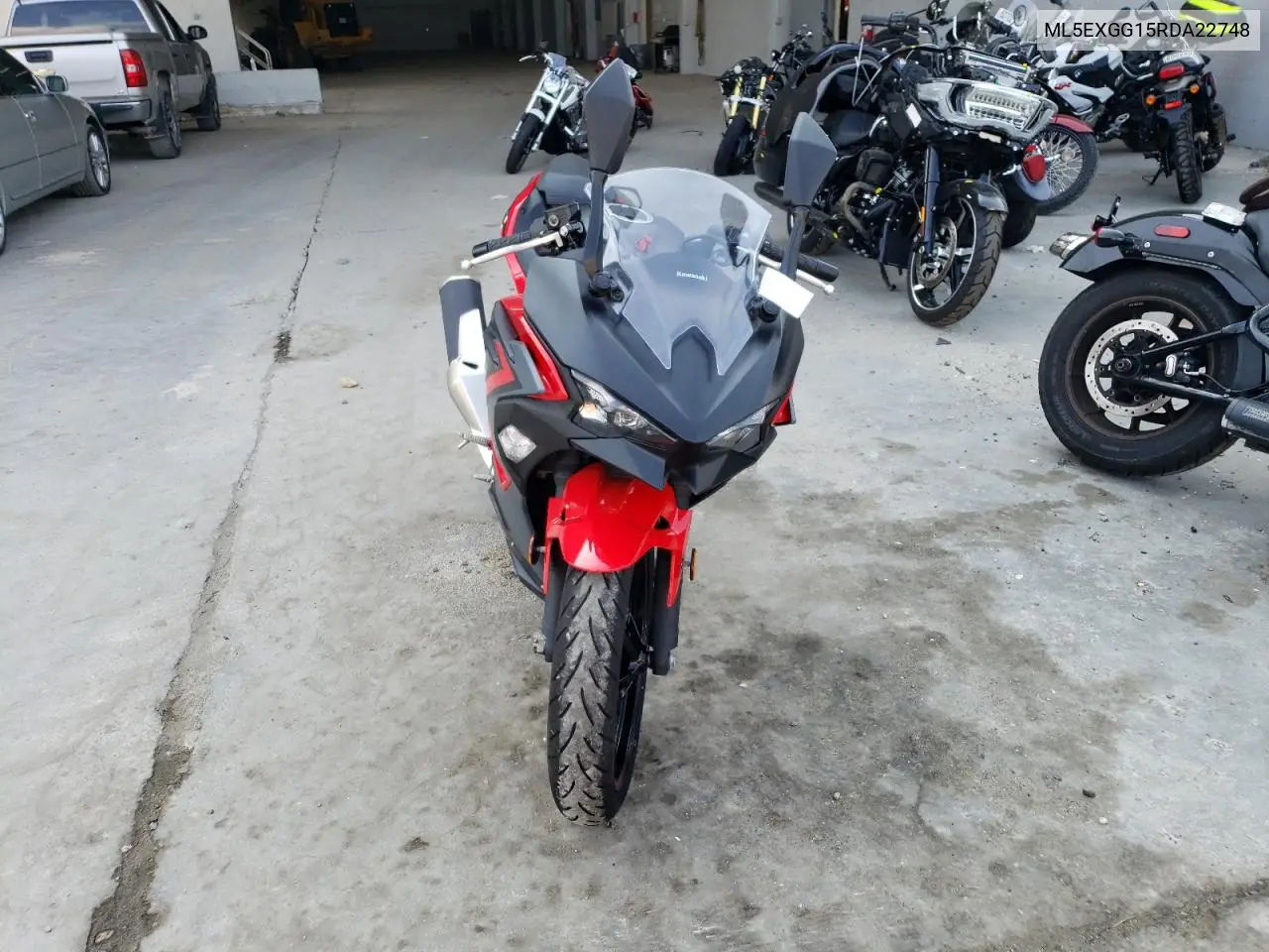 2024 Kawasaki Ex500 VIN: ML5EXGG15RDA22748 Lot: 66151095