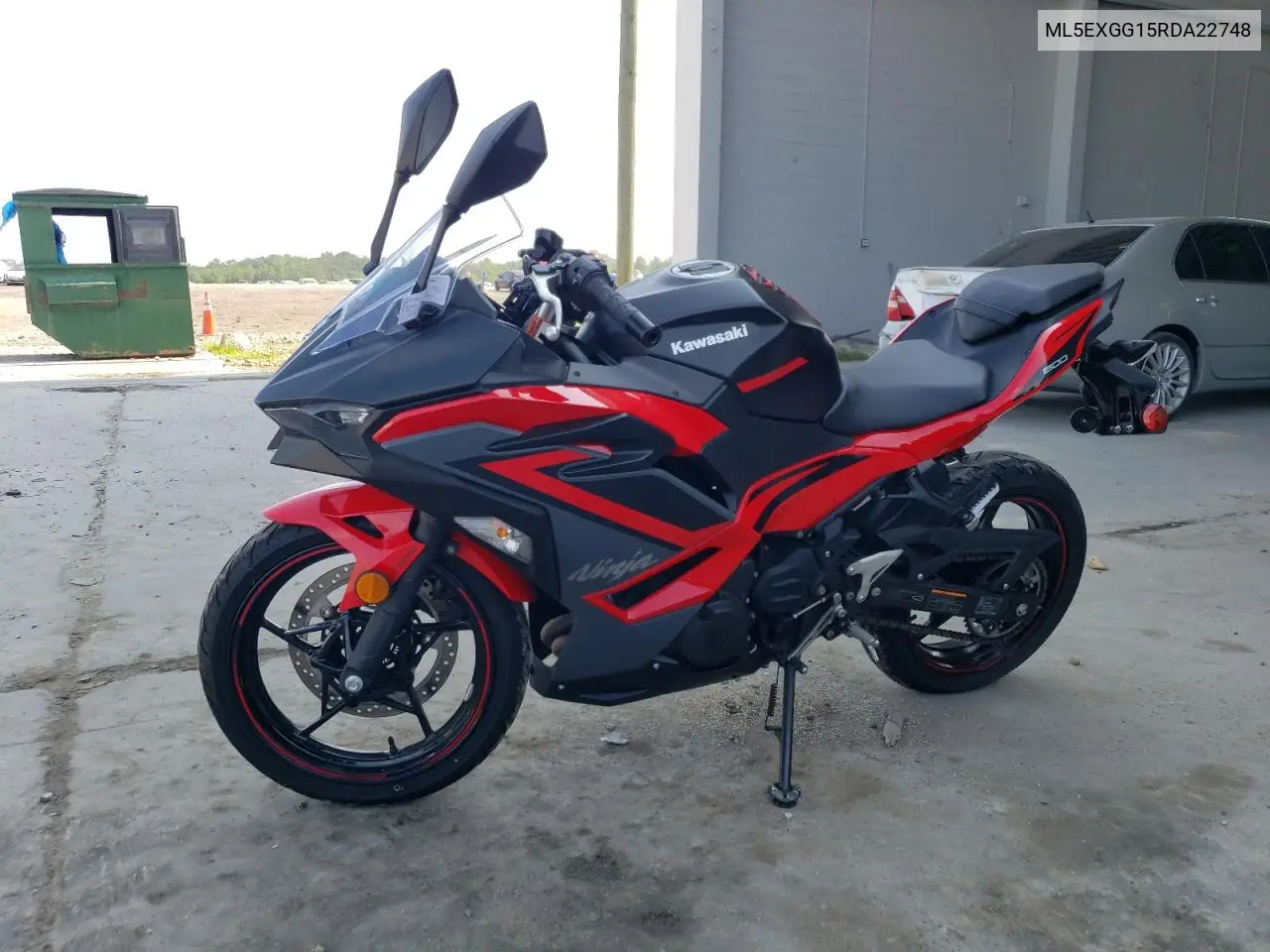 2024 Kawasaki Ex500 VIN: ML5EXGG15RDA22748 Lot: 66151095