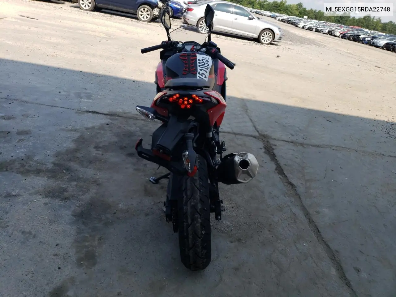 2024 Kawasaki Ex500 VIN: ML5EXGG15RDA22748 Lot: 66151095