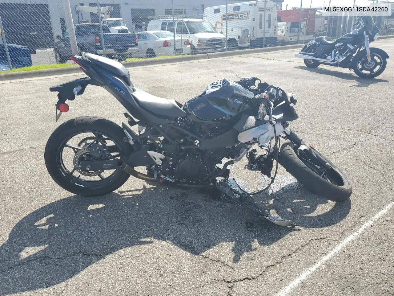 2025 Kawasaki Ex500 VIN: ML5EXGG11SDA42260 Lot: 57285585