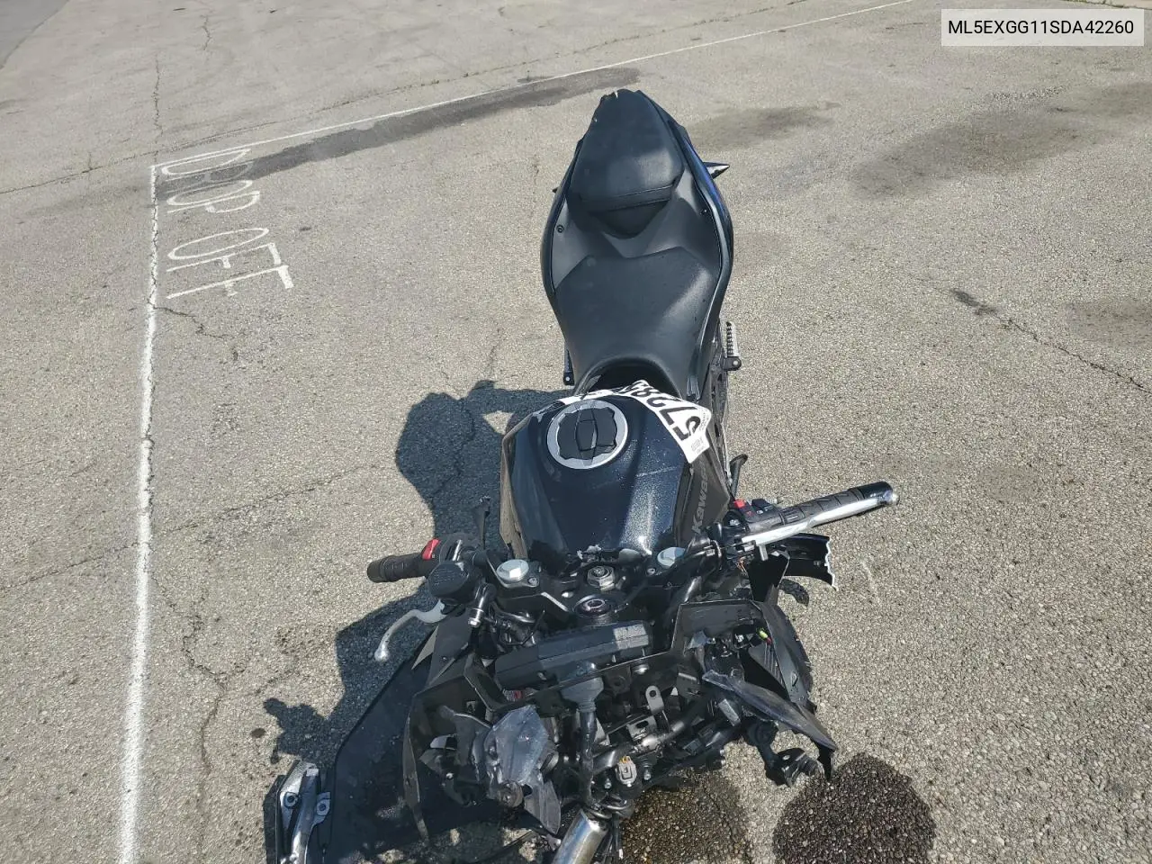 2025 Kawasaki Ex500 VIN: ML5EXGG11SDA42260 Lot: 57285585