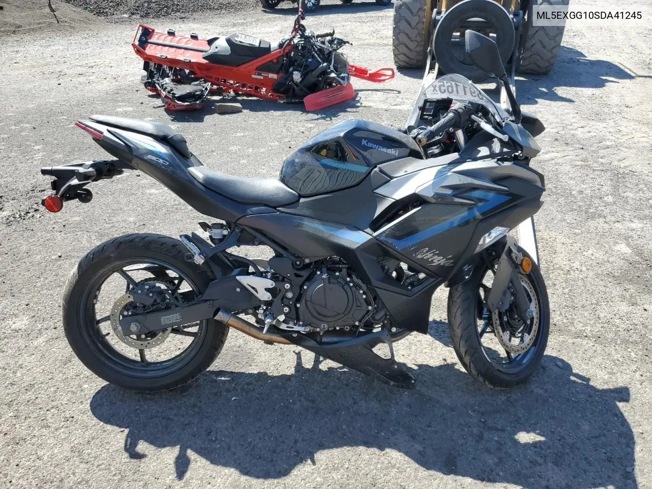 2025 Kawasaki Ex500 VIN: ML5EXGG10SDA41245 Lot: 62691165