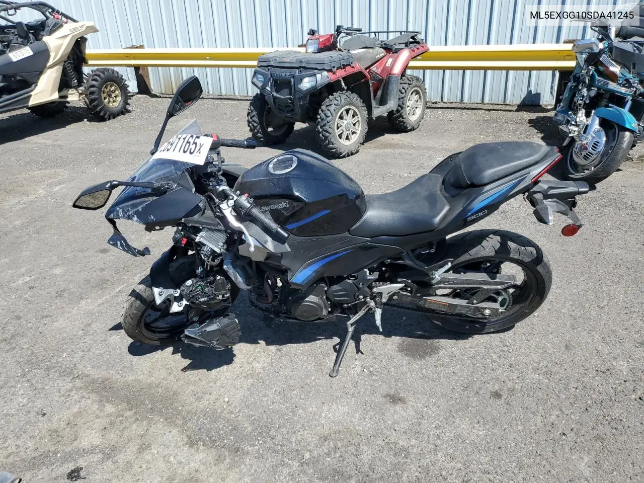 2025 Kawasaki Ex500 VIN: ML5EXGG10SDA41245 Lot: 62691165