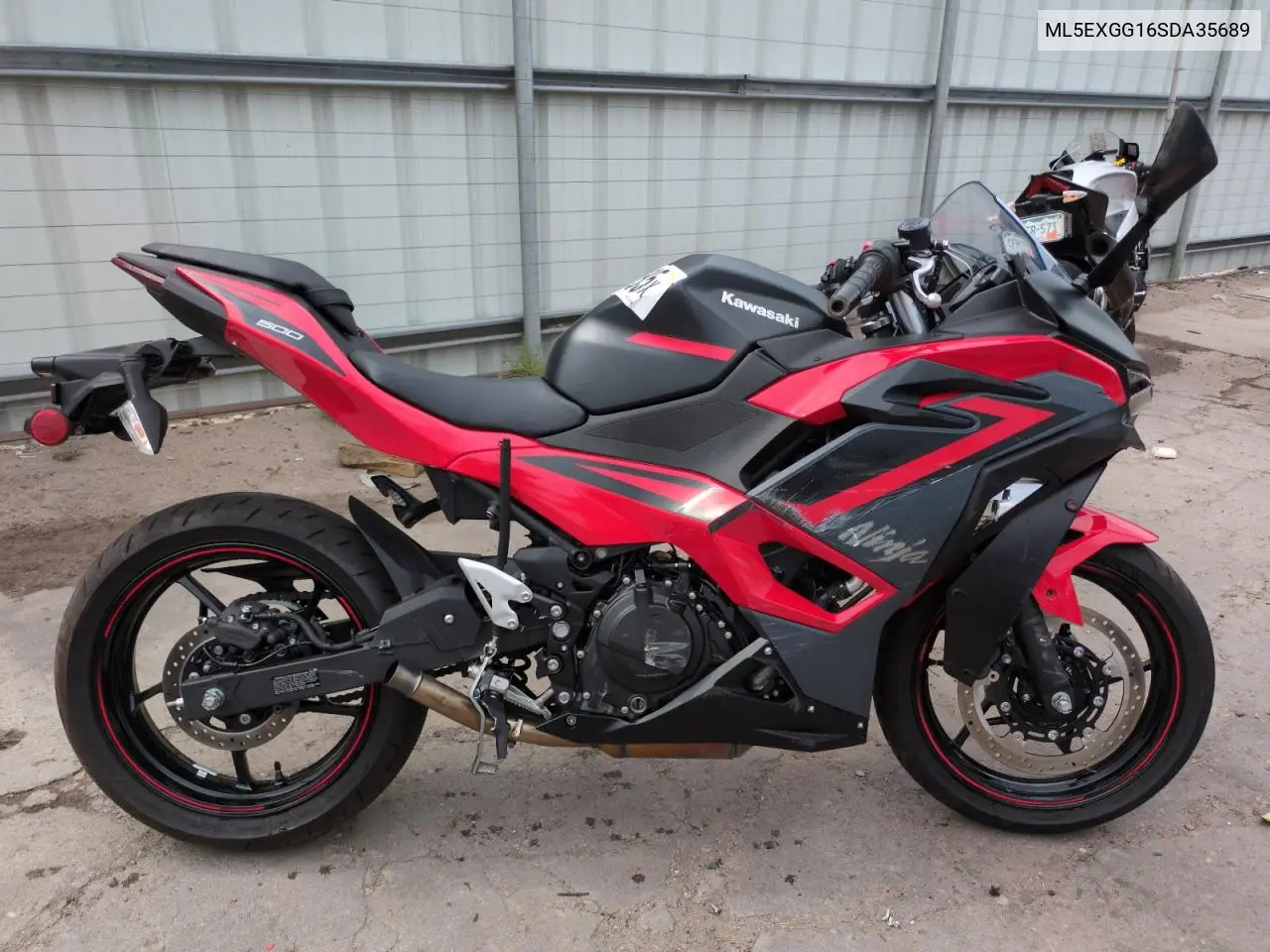 2025 Kawasaki Ex500 VIN: ML5EXGG16SDA35689 Lot: 65416985