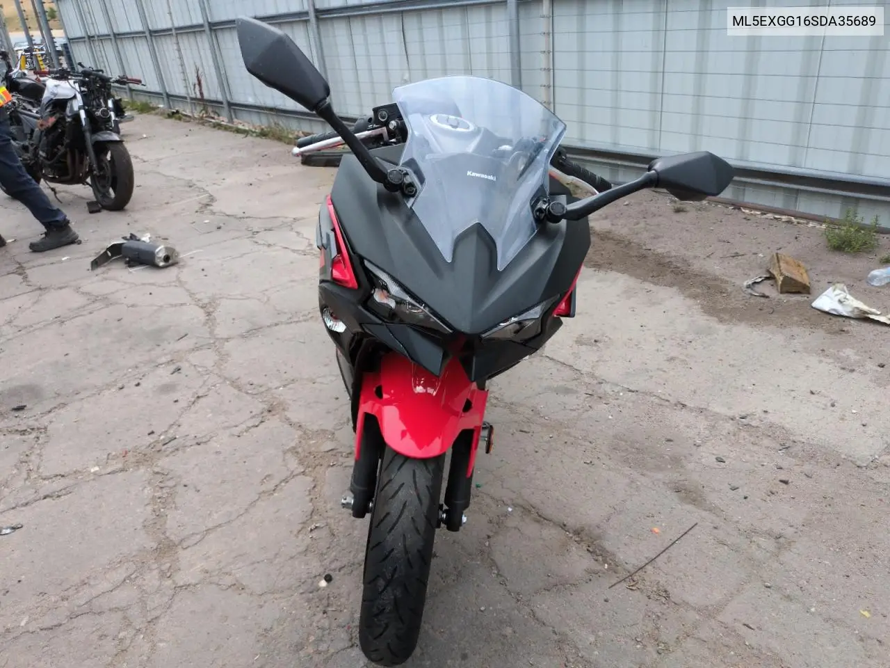 2025 Kawasaki Ex500 VIN: ML5EXGG16SDA35689 Lot: 65416985