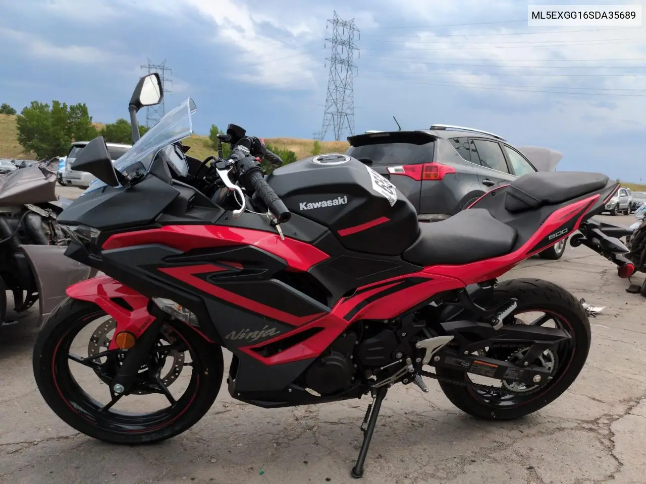 2025 Kawasaki Ex500 VIN: ML5EXGG16SDA35689 Lot: 65416985