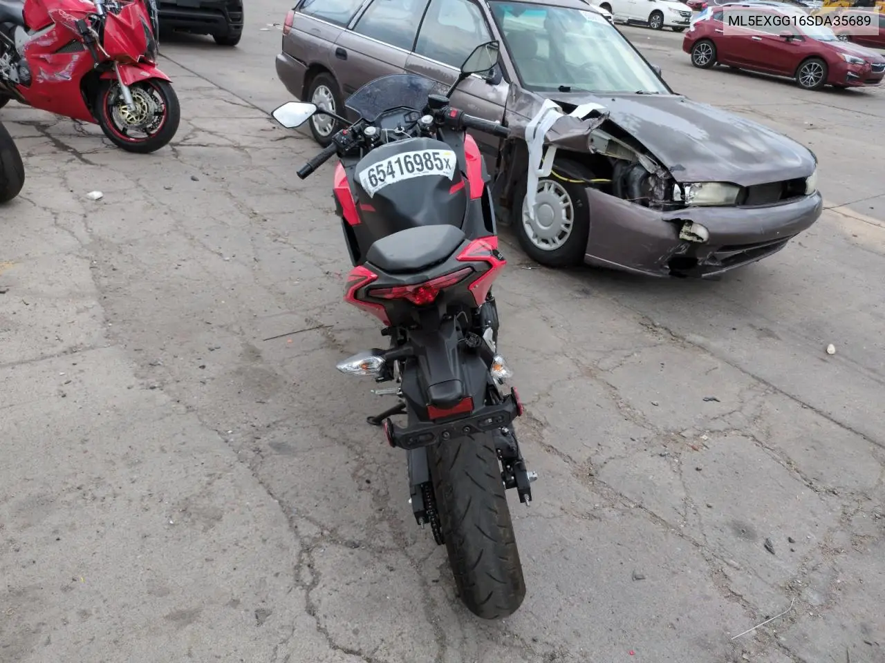 2025 Kawasaki Ex500 VIN: ML5EXGG16SDA35689 Lot: 65416985