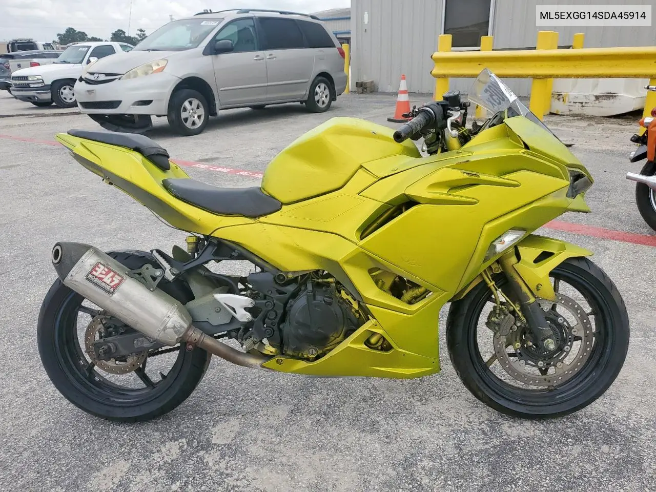 2025 Kawasaki Ex500 VIN: ML5EXGG14SDA45914 Lot: 65550405
