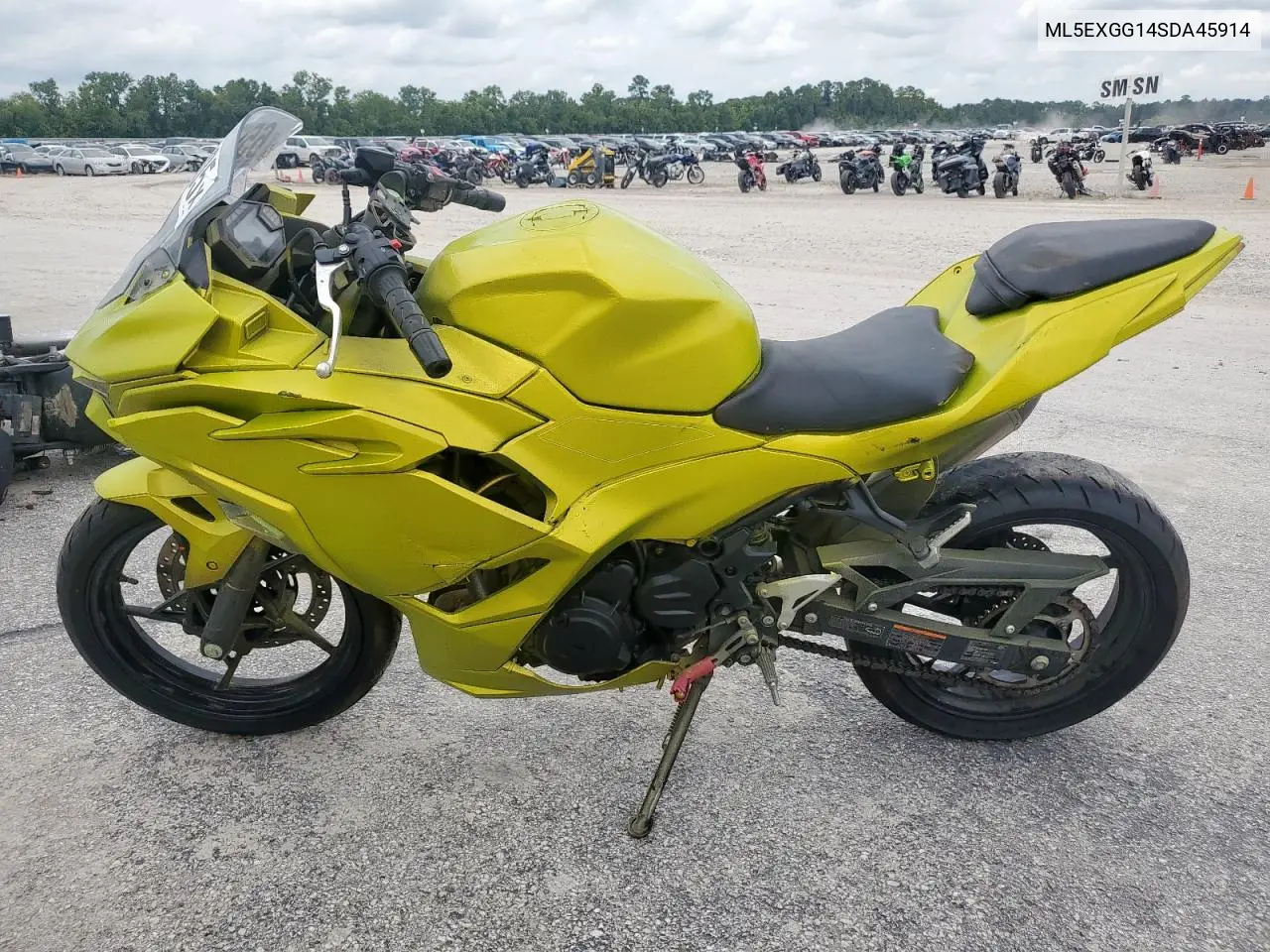 2025 Kawasaki Ex500 VIN: ML5EXGG14SDA45914 Lot: 65550405