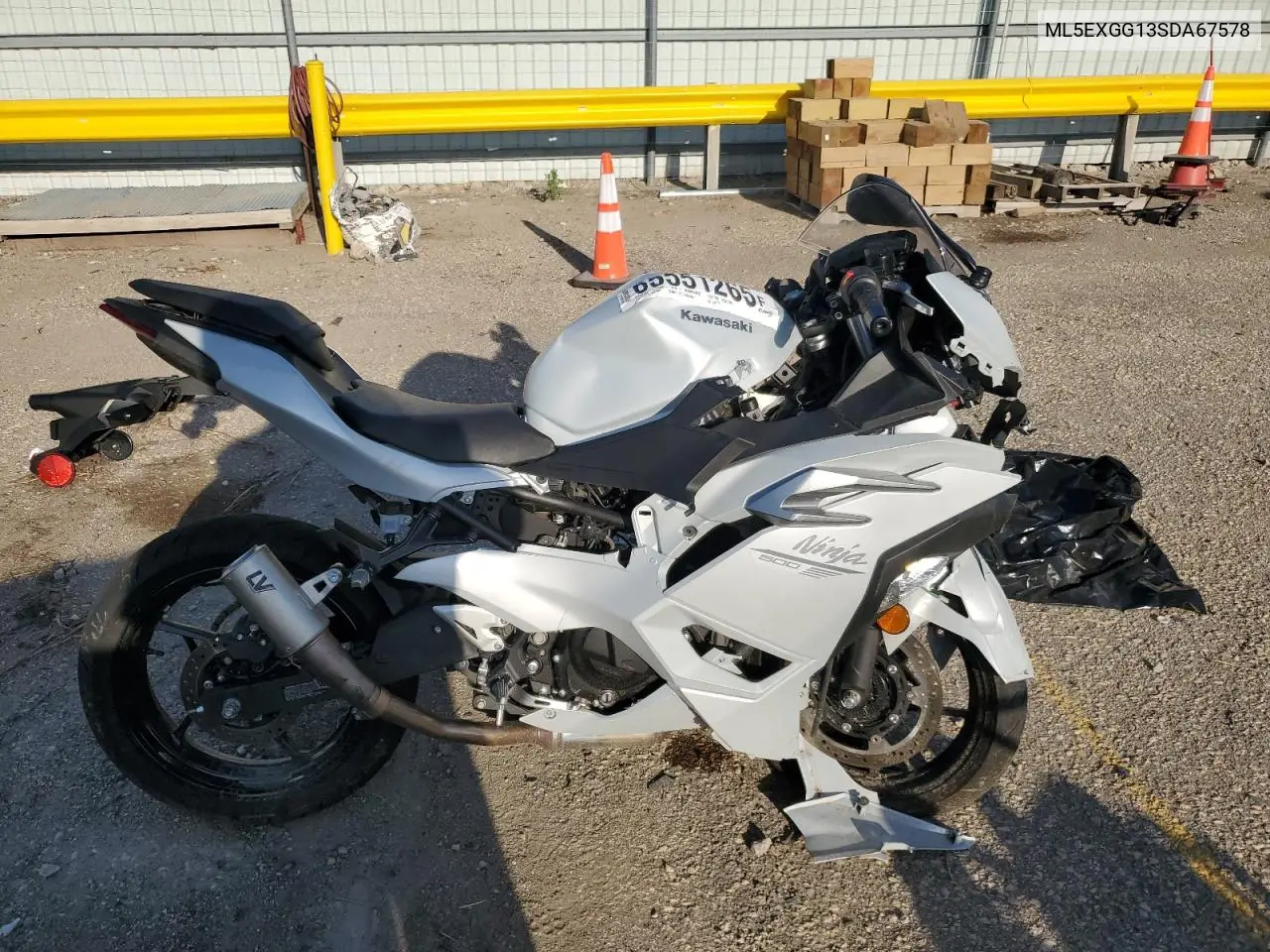 2025 Kawasaki Ex500 VIN: ML5EXGG13SDA67578 Lot: 65551265