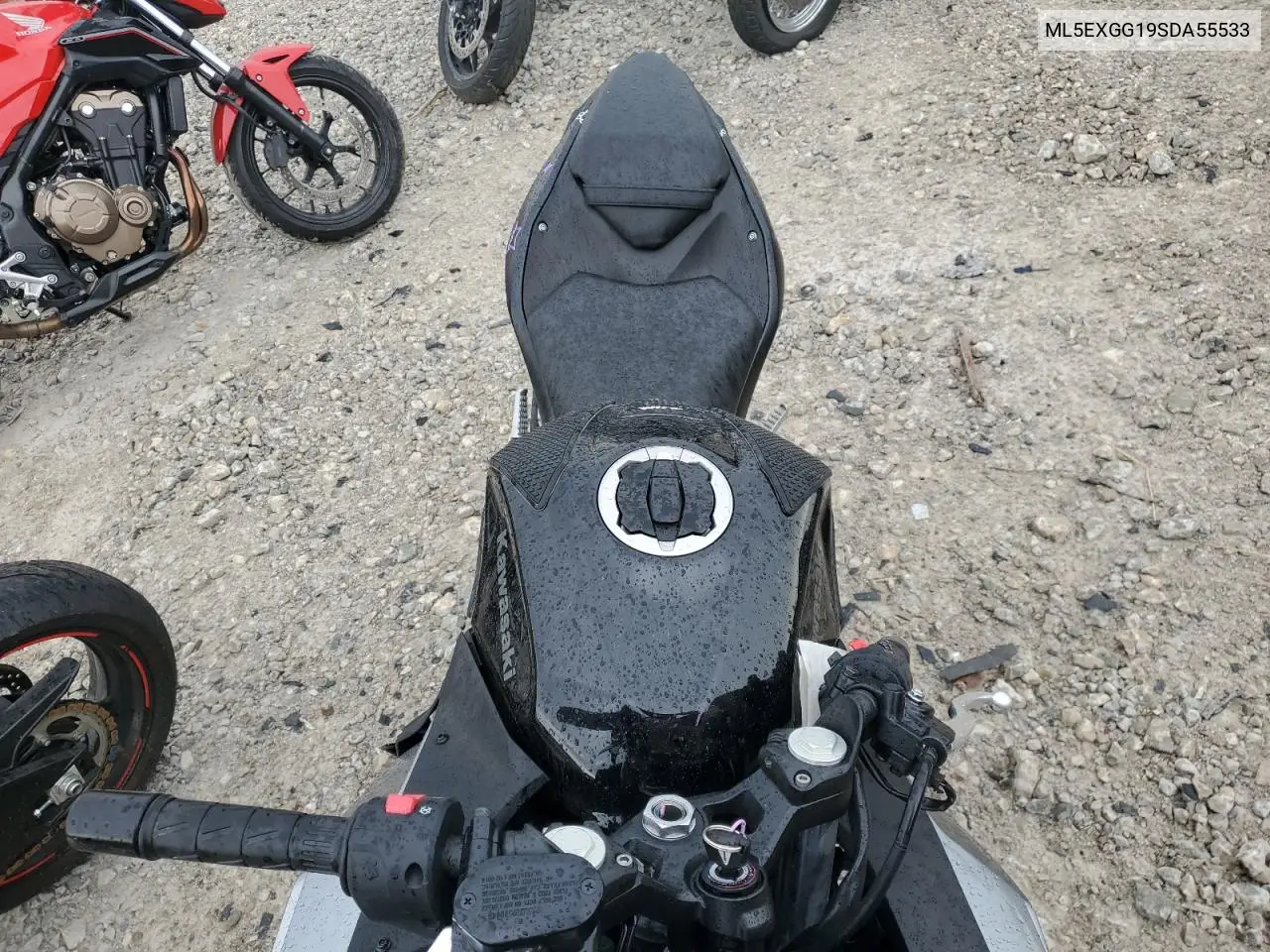 2025 Kawasaki Ex500 VIN: ML5EXGG19SDA55533 Lot: 65961485
