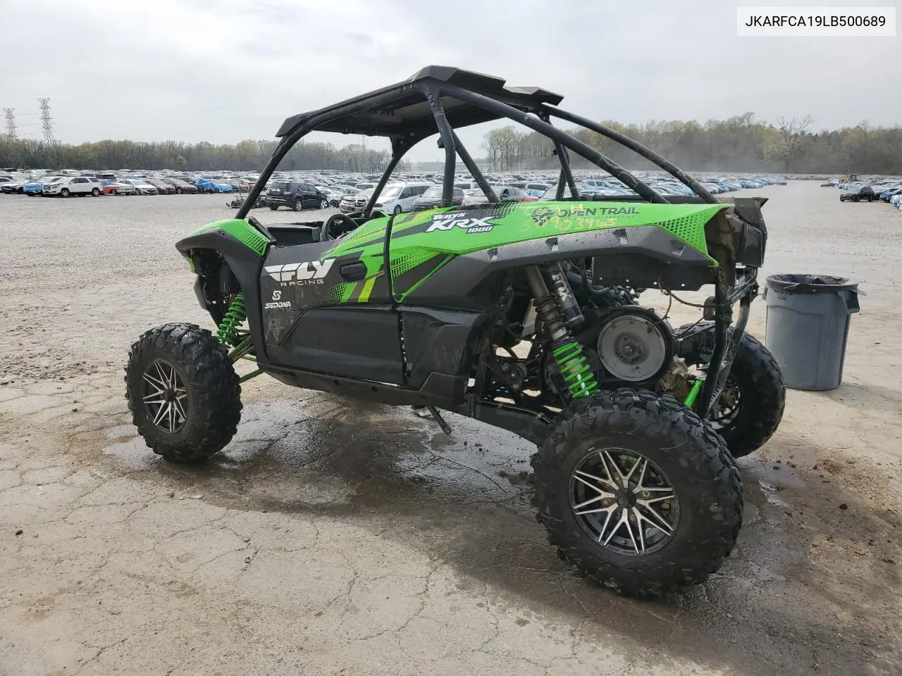 2020 Kawasaki Krf 1000 A VIN: JKARFCA19LB500689 Lot: 50903465
