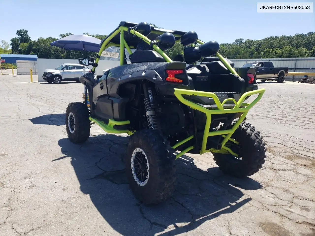 2022 Kawasaki Krf 1000 B VIN: JKARFCB12NB503063 Lot: 65897445