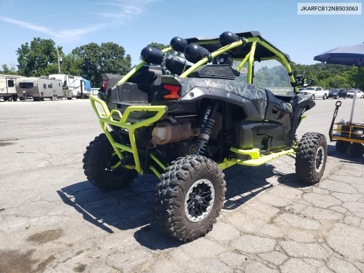2022 Kawasaki Krf 1000 B VIN: JKARFCB12NB503063 Lot: 65897445