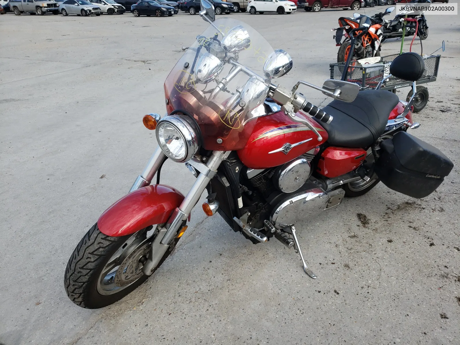 2002 Kawasaki Vn1500 P1 VIN: JKBVNAP102A00300 Lot: 58723421