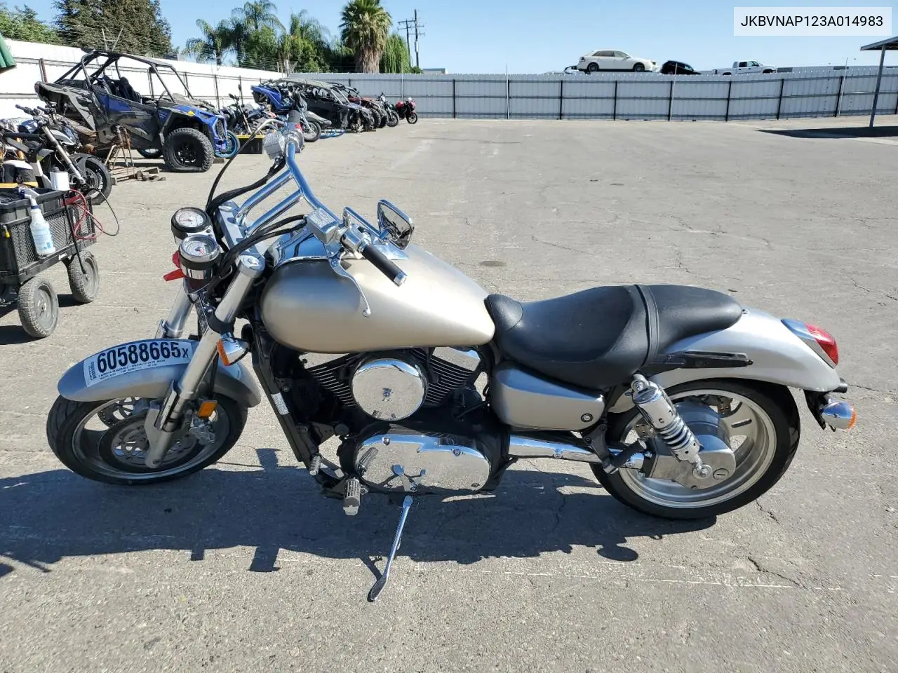 2003 Kawasaki Vn1500 P1 VIN: JKBVNAP123A014983 Lot: 60588665