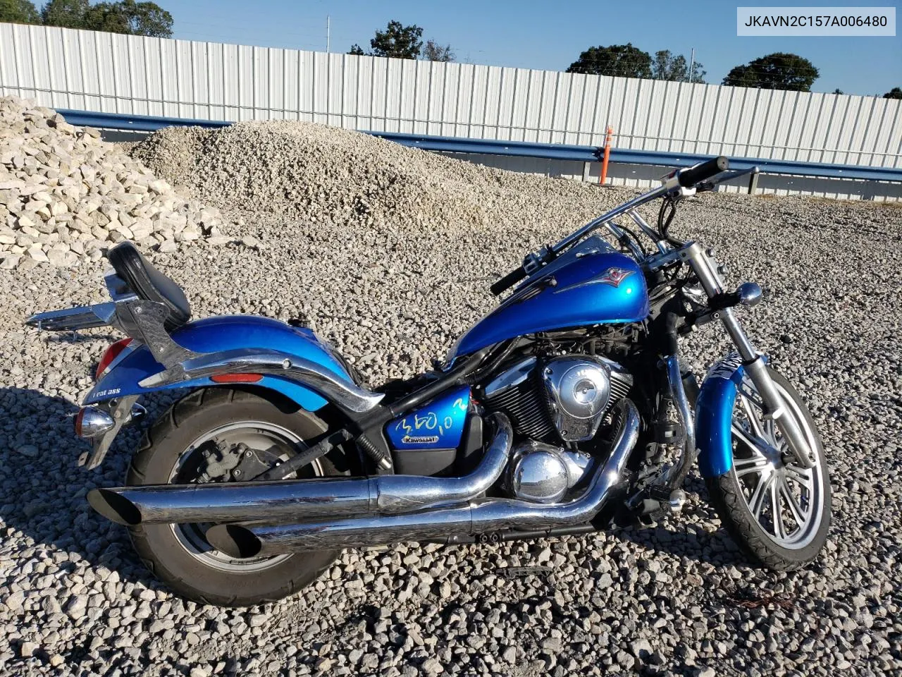 2007 Kawasaki Vn900 C VIN: JKAVN2C157A006480 Lot: 74096824