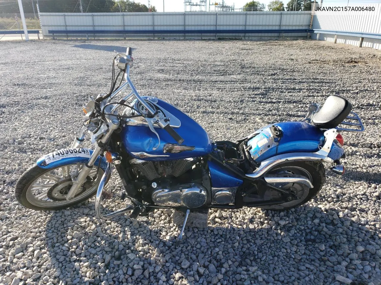 2007 Kawasaki Vn900 C VIN: JKAVN2C157A006480 Lot: 74096824