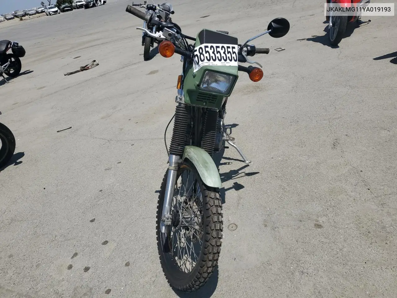 2000 Kawasaki Kl250 G VIN: JKAKLMG11YA019193 Lot: 58535355