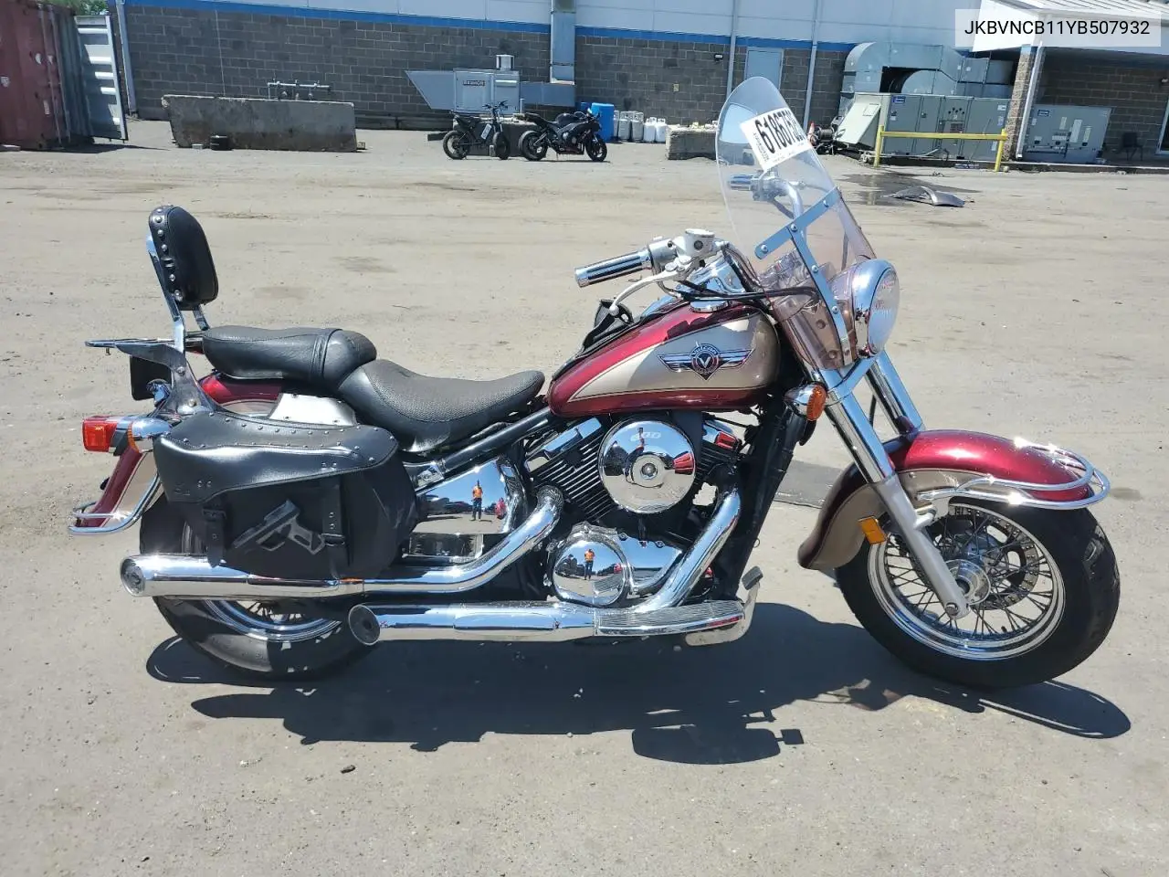 2000 Kawasaki Vn800 B VIN: JKBVNCB11YB507932 Lot: 61867525