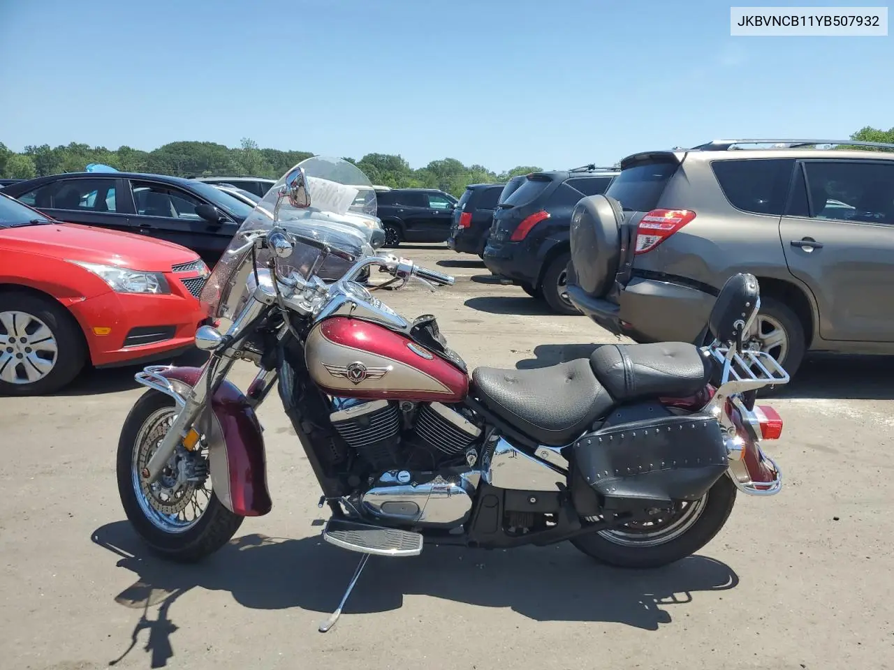 2000 Kawasaki Vn800 B VIN: JKBVNCB11YB507932 Lot: 61867525