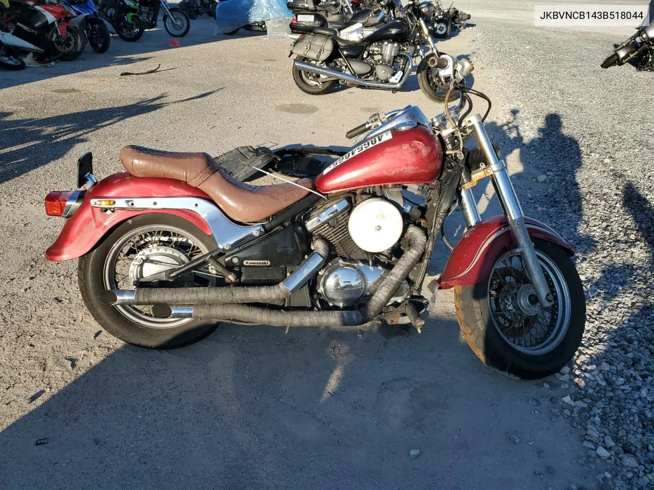 2003 Kawasaki Vn800 B VIN: JKBVNCB143B518044 Lot: 48654665